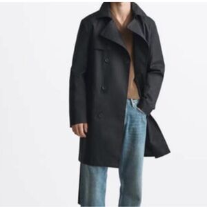 NWT Zara Men’s Trench Coat